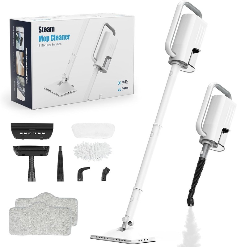 Steam Mop 6-in-1 Multi-Surface Floor Cleaner with Removable Tank 1200W gallery