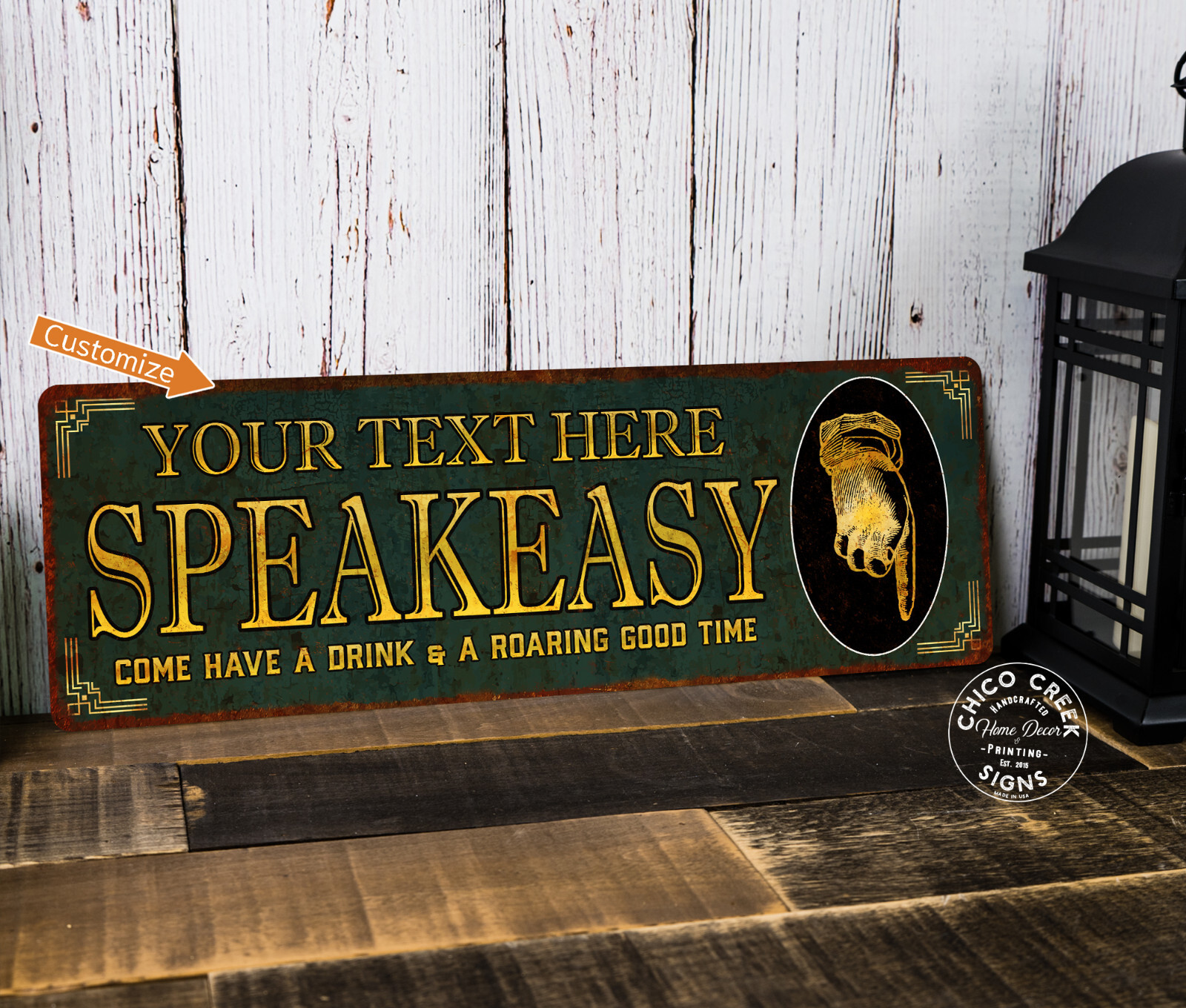 Personalized Speakeasy Home Bar Sign Rustic Distressed Pub Man Cave 106182002006 gallery