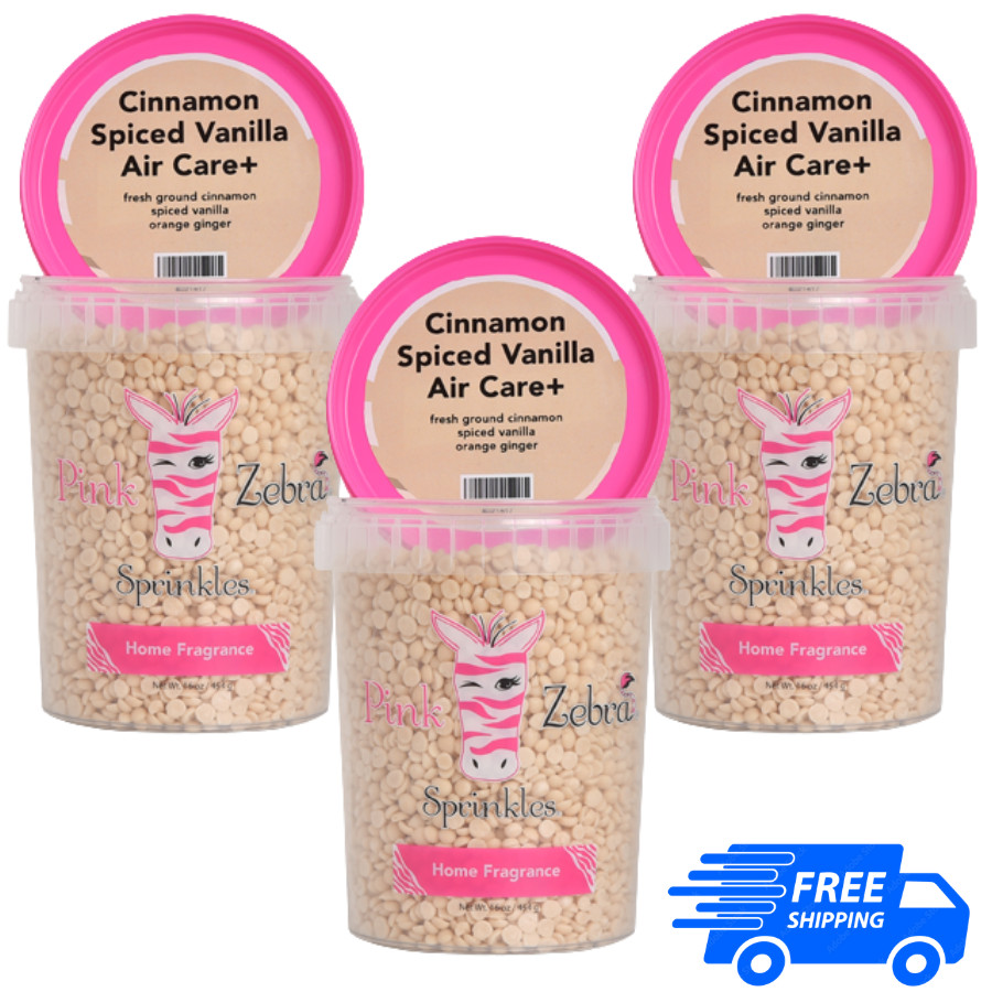 Pink Zebra Cinnamon Spiced Vanilla Air Care+ Carton Sprinkles ( Pack of 3 ) gallery