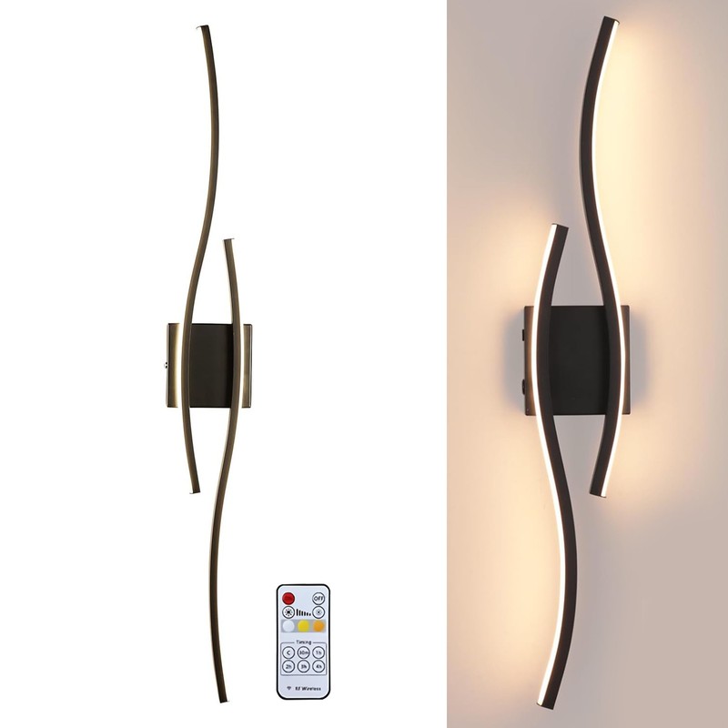 Modern LED Vanity Light for Bathroom, Remote Control Mirror Light Fixture ﻿ gallery