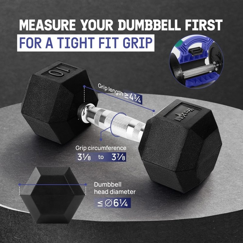 Yes4All Kettlebell Grip Handle Converts Dumbbells Kettlebells Teal/Mint Purple gallery