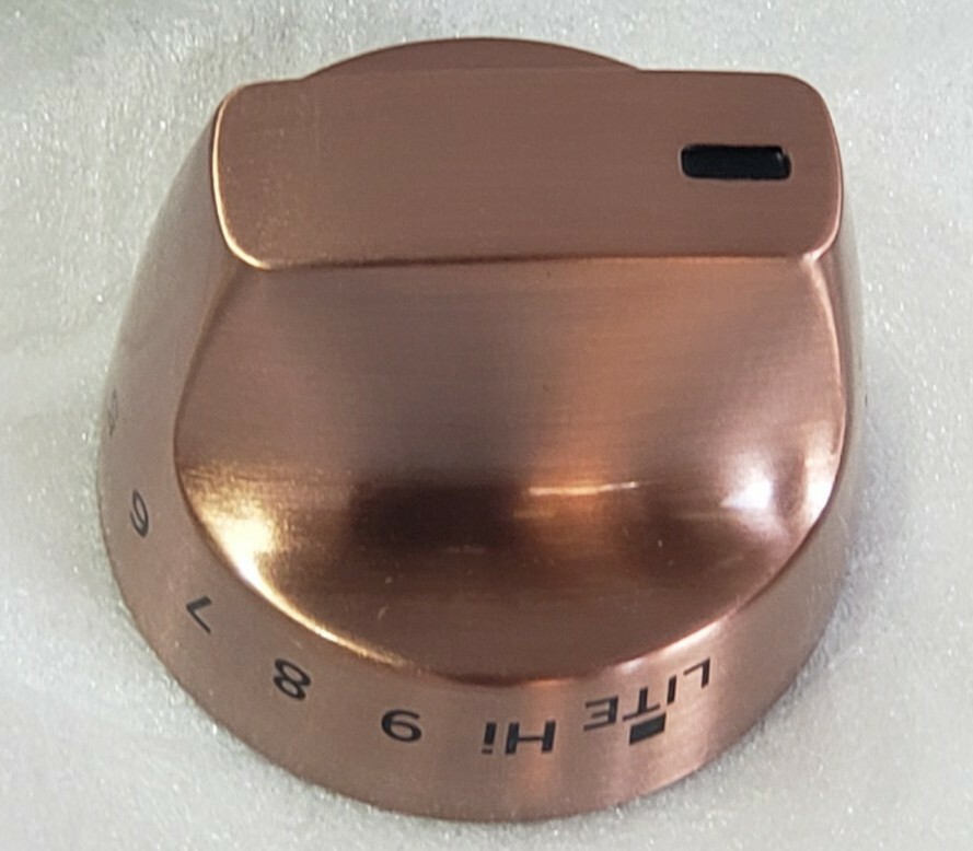 GE Cafe Brushed Copper Pro Range & Range Top Replacement Knob Gas gallery