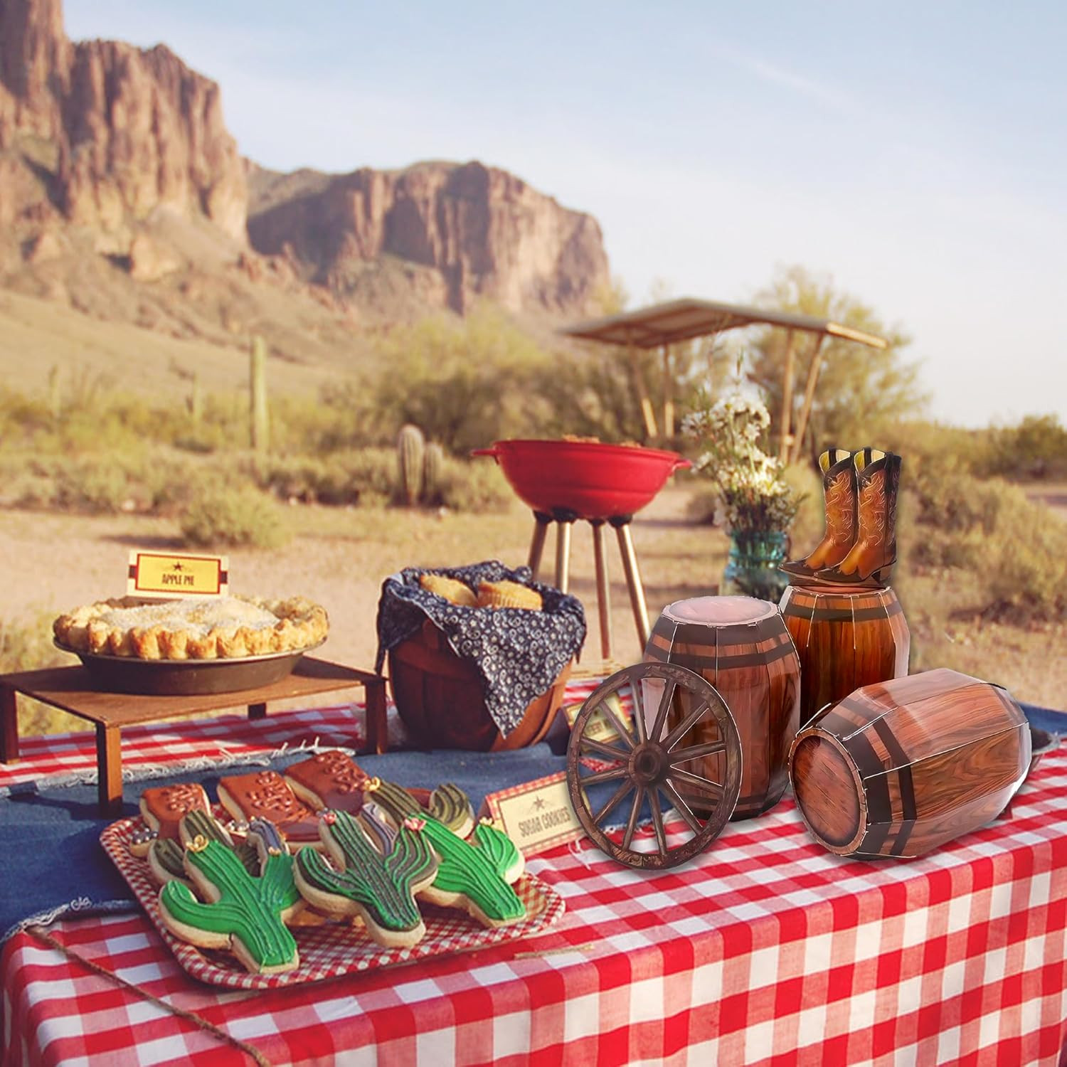Western Party Decorations Cake Table Decorations Cowboy Birthday Baby Shower Dec gallery