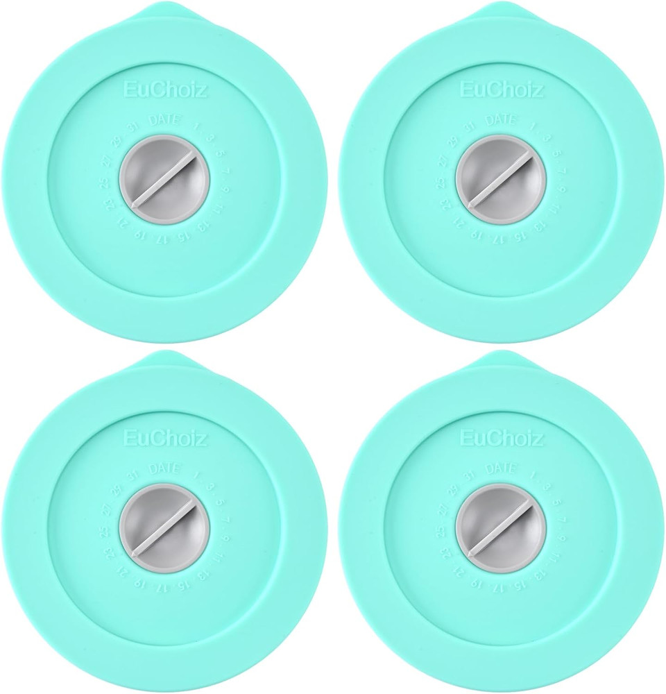 Replacement Lids for Pyrex 7202-PC 1 Cup, Silicone round Storage Cover Lid for A