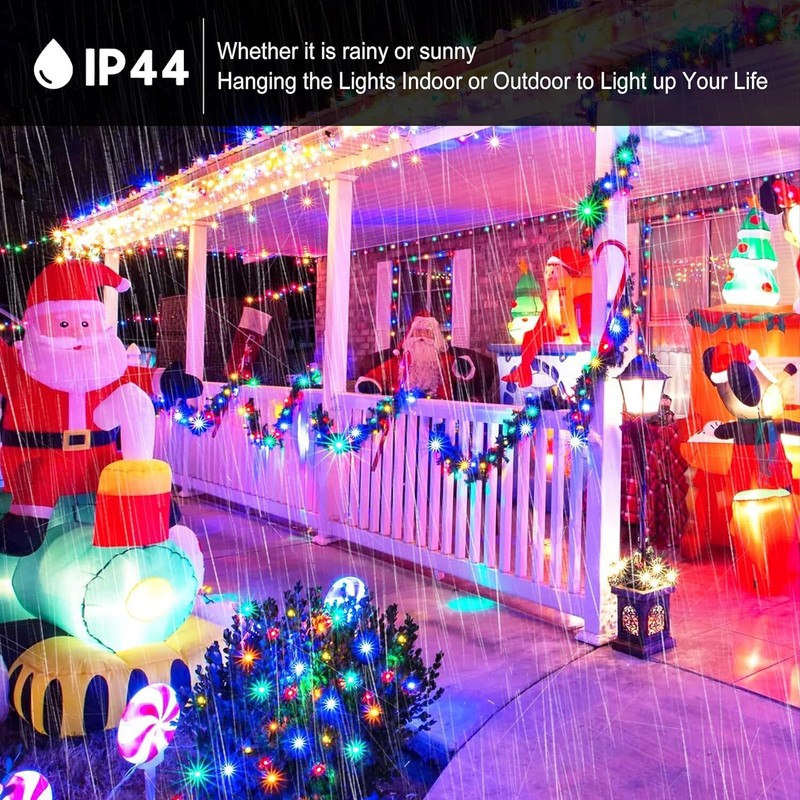 Multicolor 500LED Christmas String Lights 164ft Christmas Lights Waterproof gallery