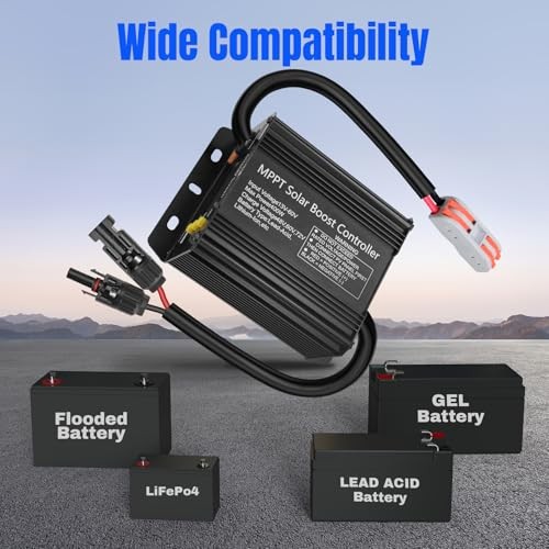 400W Boost MPPT Solar Charge Controller LCD Solar Panel Regulator LCD-400W gallery