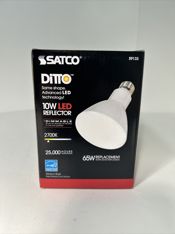 (3 PACK)LED Reflector Light 10W 108° BR30 Medium Base 2700K Warm White(NEW)S9133 gallery
