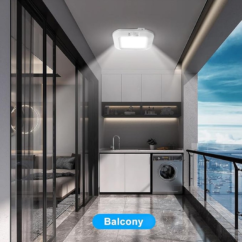 Battery Operated Ceiling Light Motion Sensor Light Indoor Motion 6000K gallery