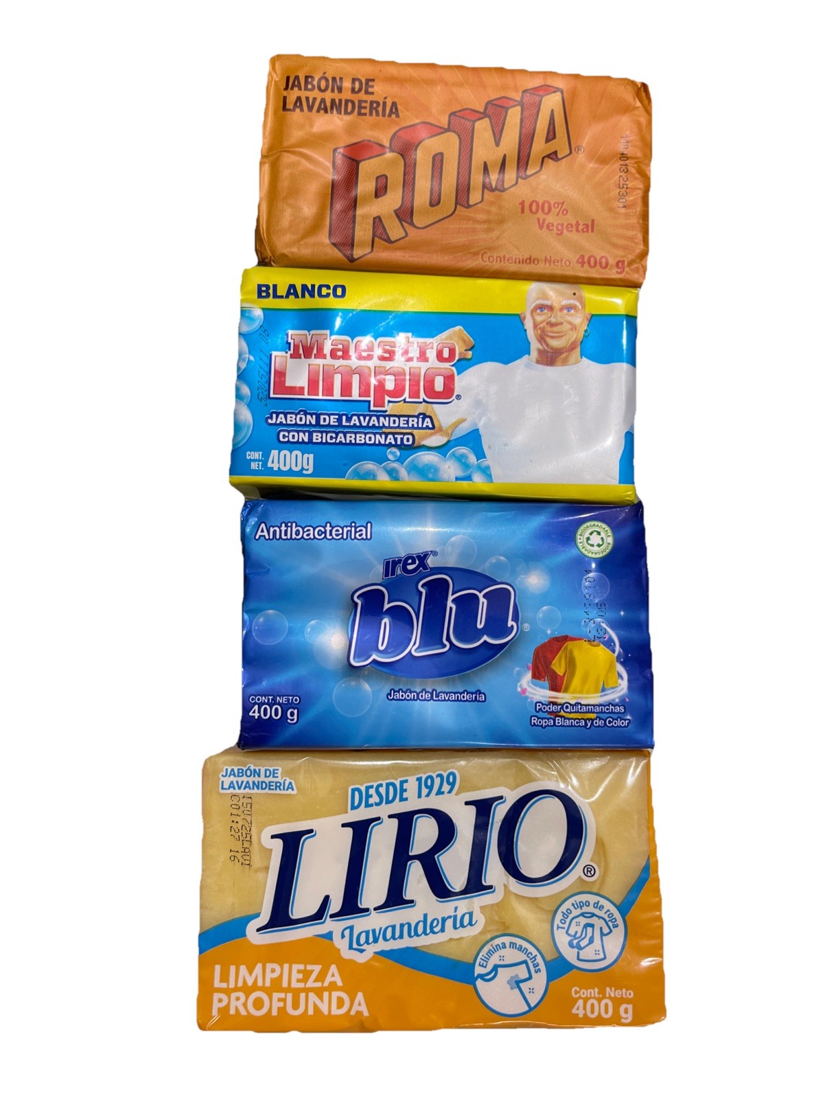 10 PACK JABON EN BARRA ROPA LAUNDRY BAR DETERGENTE SOAP gallery