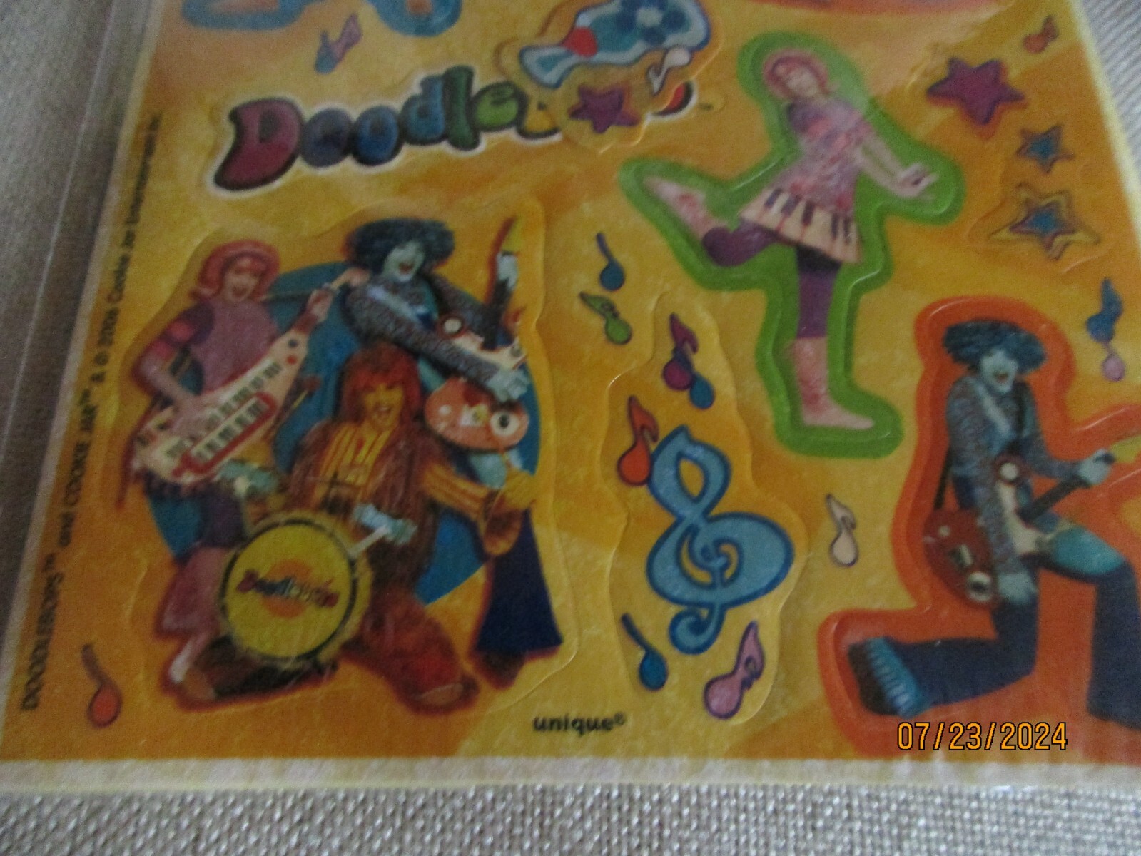 Vintage Unique 2006 Doodlebops Stickers 4 Sheets MIP gallery