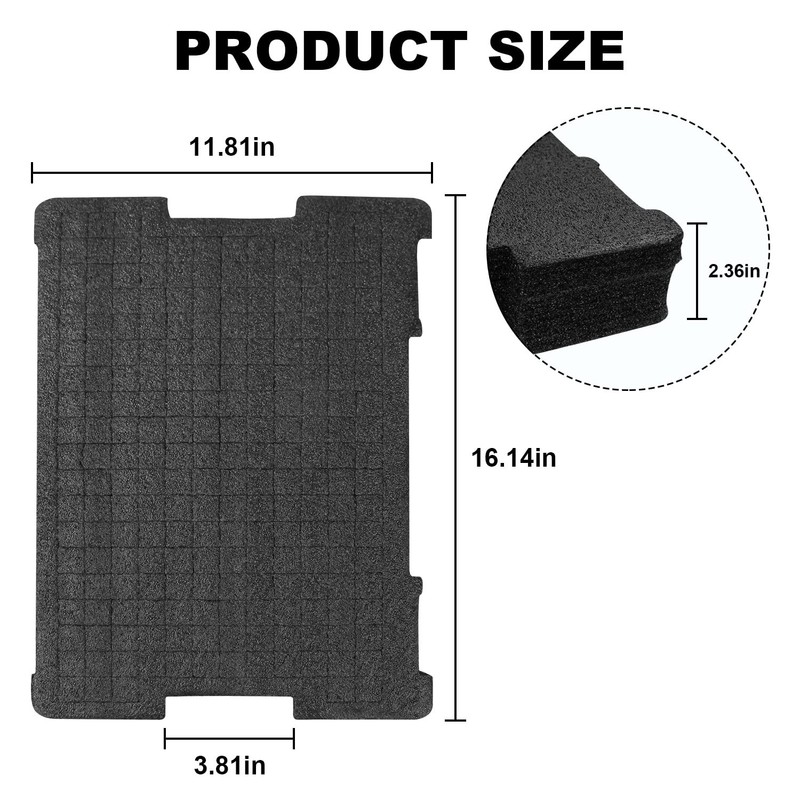 2 Pack Foam Insert Compatible with DeWalt TSTAK Tool Boxes - Fits DWST17808, ... gallery