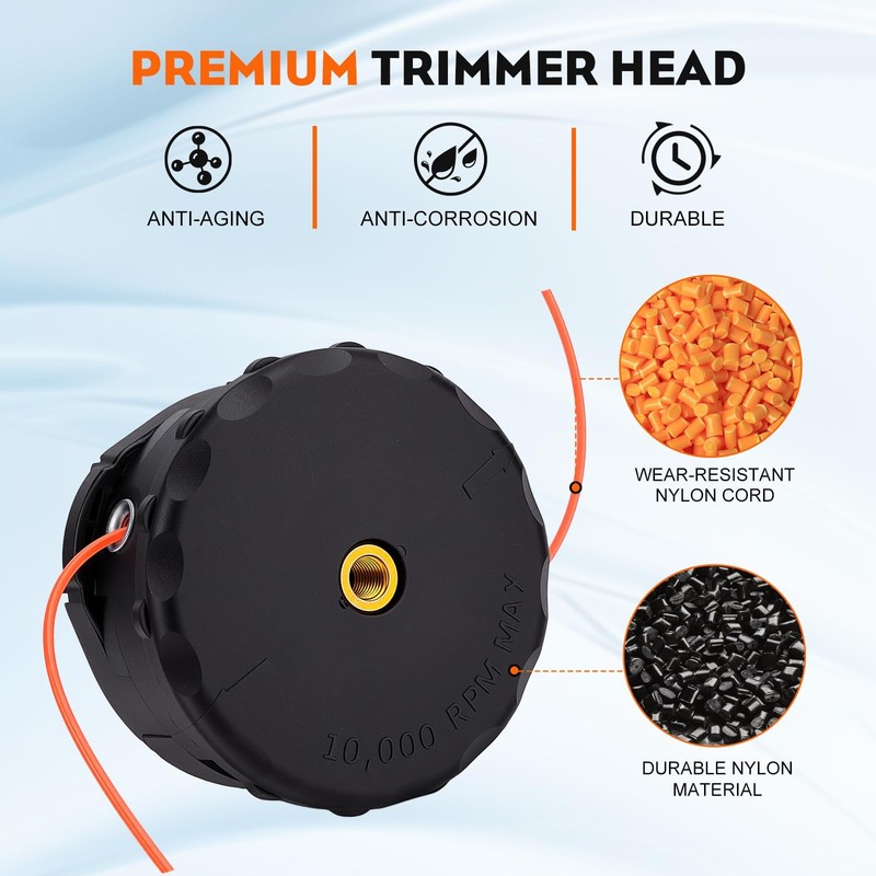 400 Bump Speed Feed String Trimmer Head For Echo SRM-225 SRM-230 SRM-210 Mower gallery
