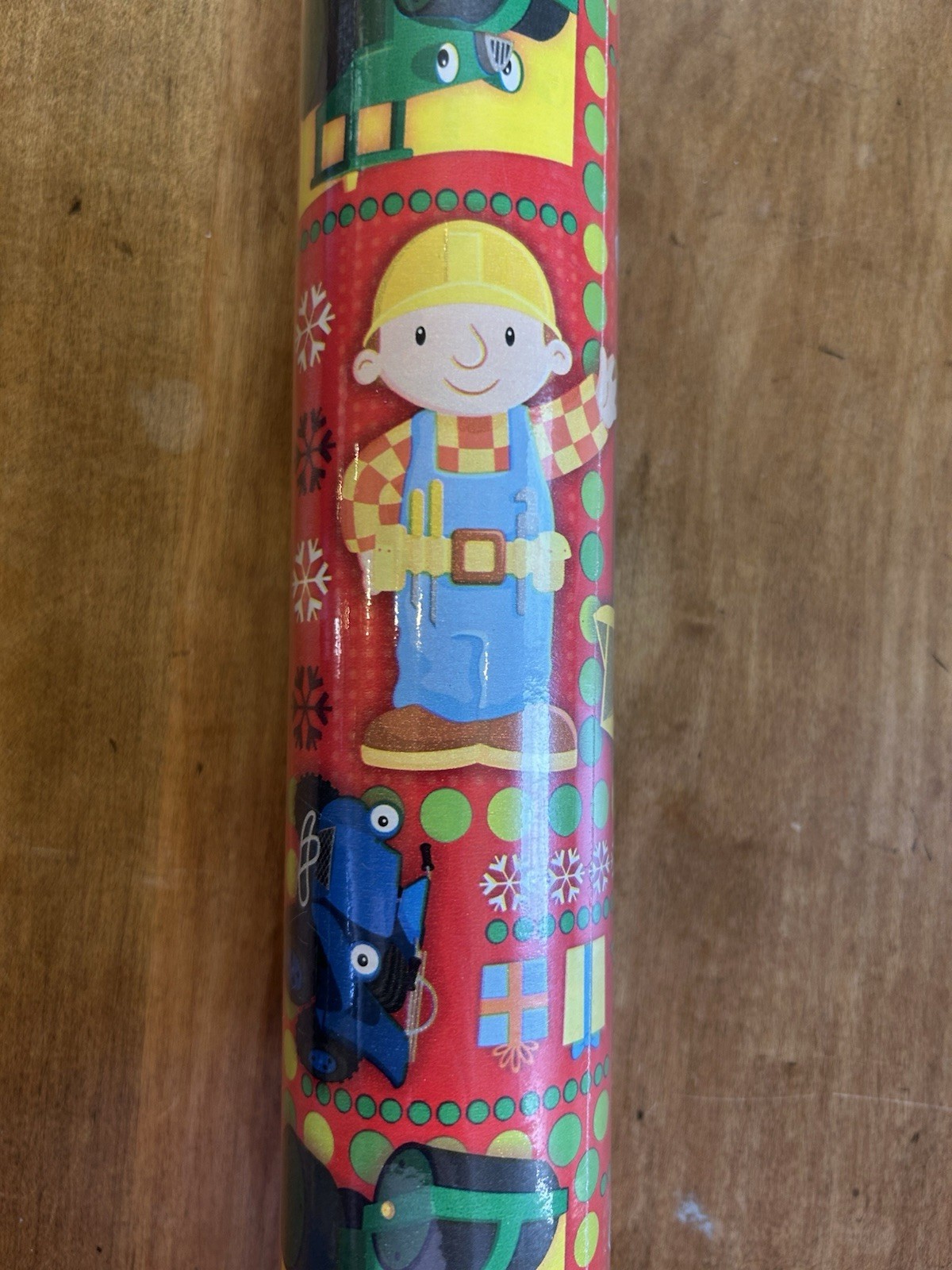 Bob The Builder Gift Wrap CHRISTMAS HOLIDAY 50 SQ FEET 3.33 ft x 5 yards gallery
