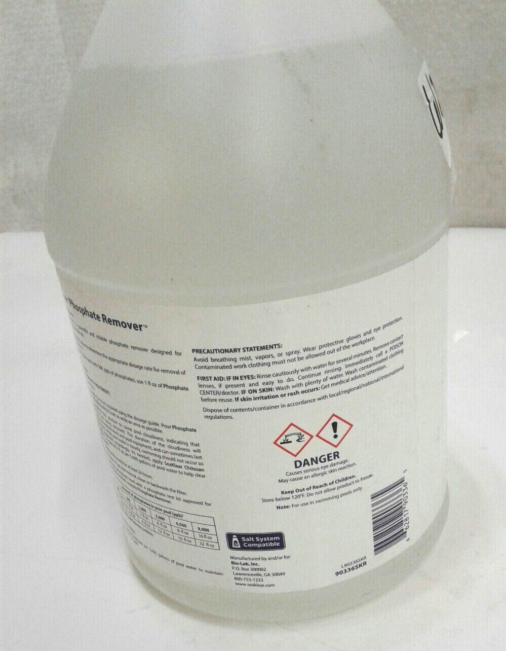 Bio-Lab SeaKlear 90336SKR Pool Phosphate Remover Residential & Commercial 1 Gal. gallery