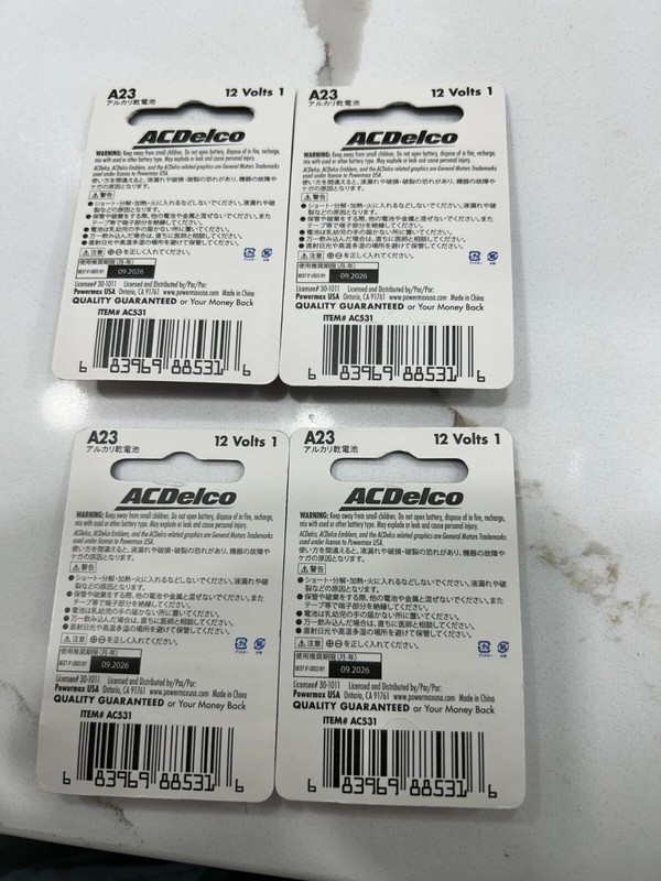 US Automatic gate remote Transmitter 12V Battery model A23 lot of 4 gallery