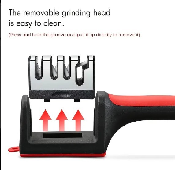 Knife Sharpener Professional Ceramic Tungsten Kitchen Sharpening System 4 Stage gallery
