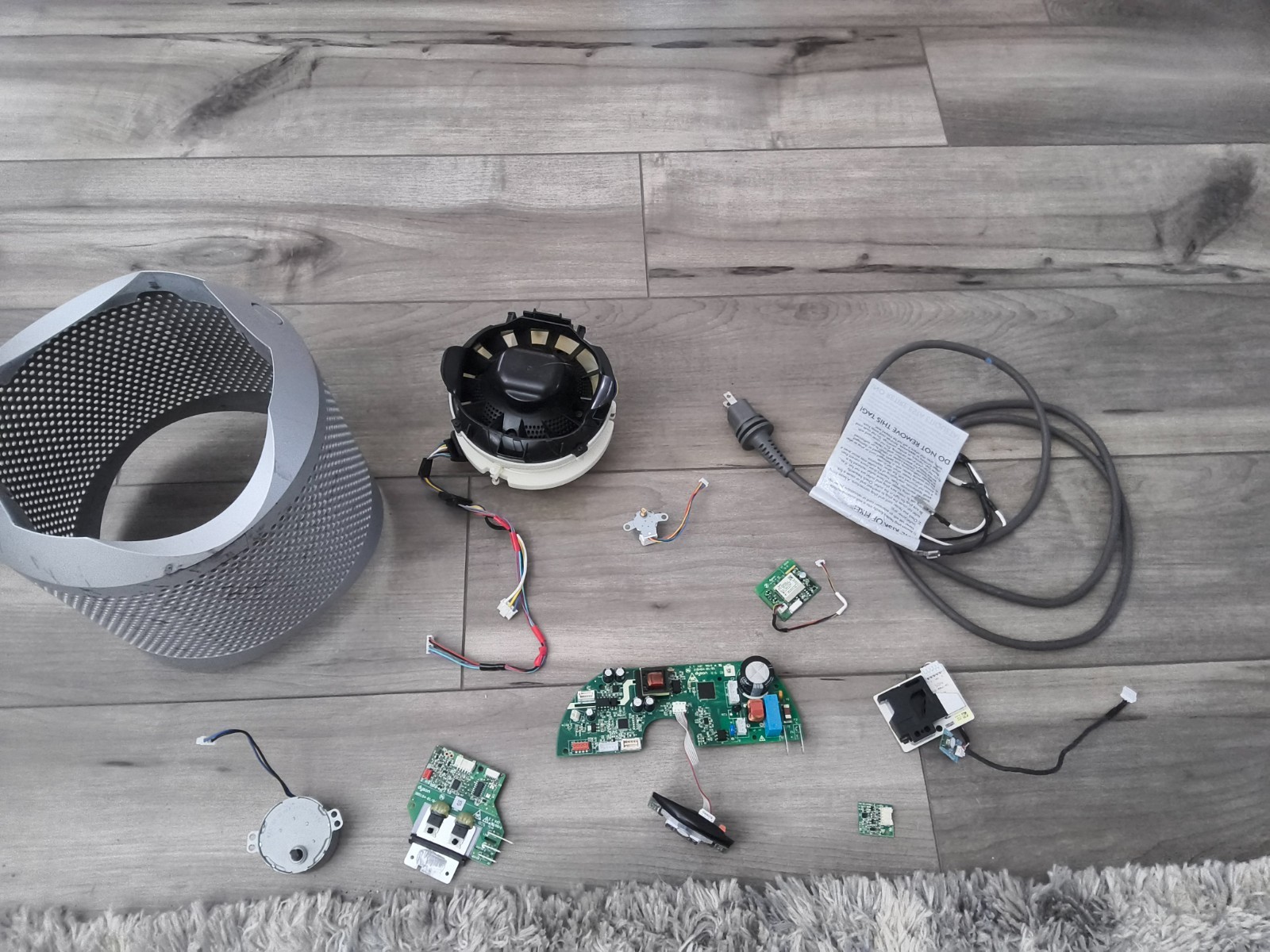 Dyson Pure Hot + Cool Link HP02 Purifier Heater White/silver parts; pick part gallery