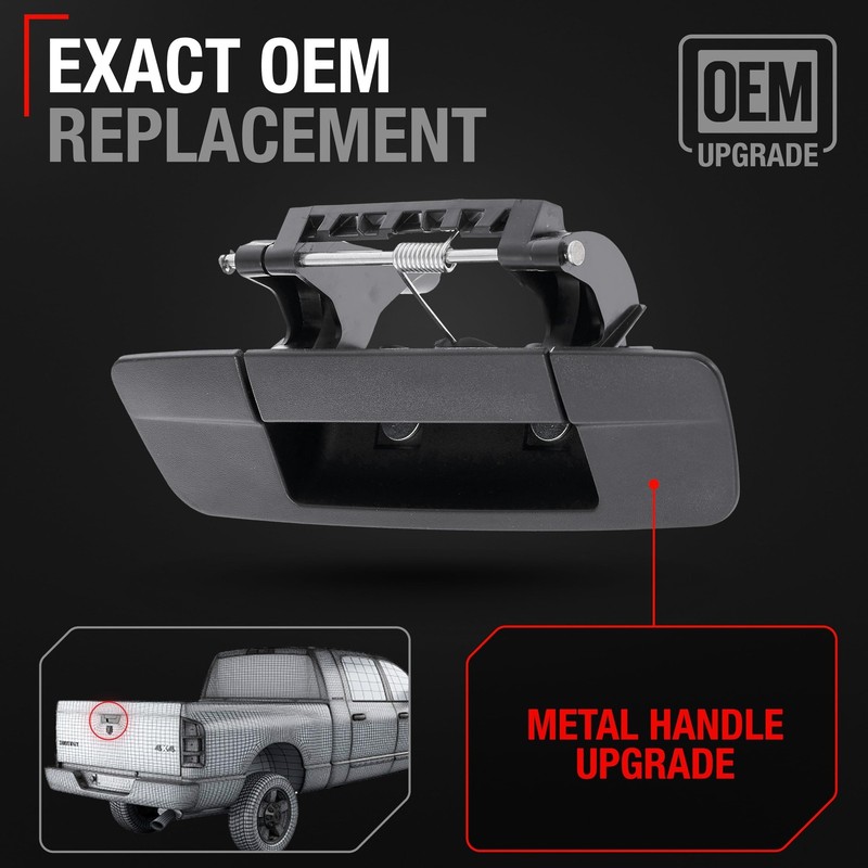 Tailgate Handle Assembly for Dodge Ram 1500, Ram 2500, Ram 3500. gallery