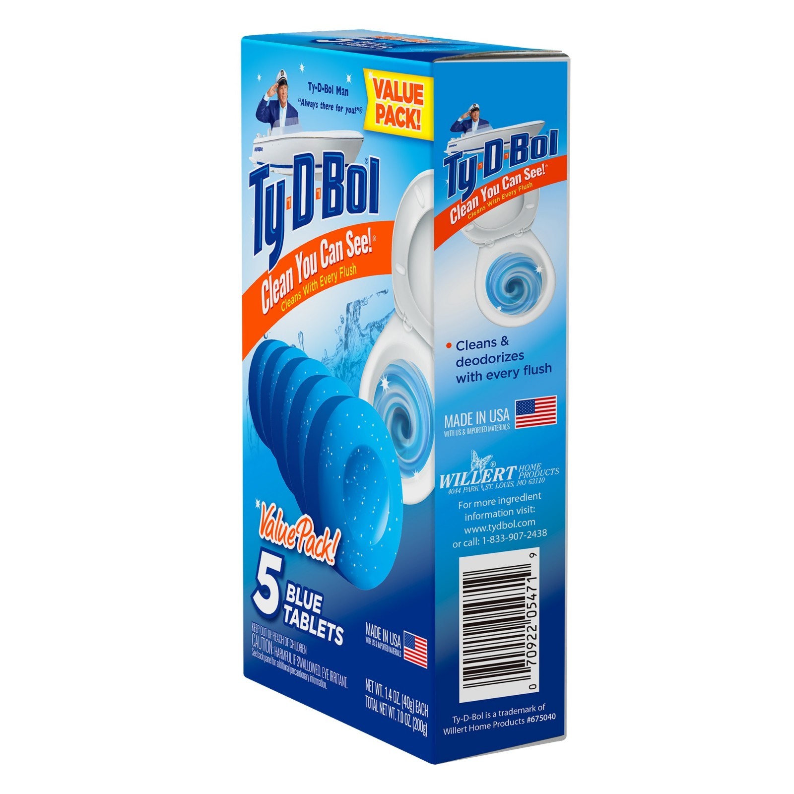 Ty-D-Bol 5 -Count Unscented Tablets All-Purpose Cleaner gallery
