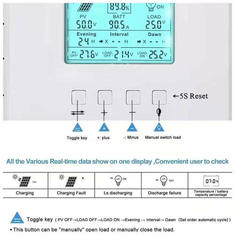 60A MPPT Solar Charge Controller Regulator 12V 24V Lead Acid Lifepo4 Lithium R5 gallery