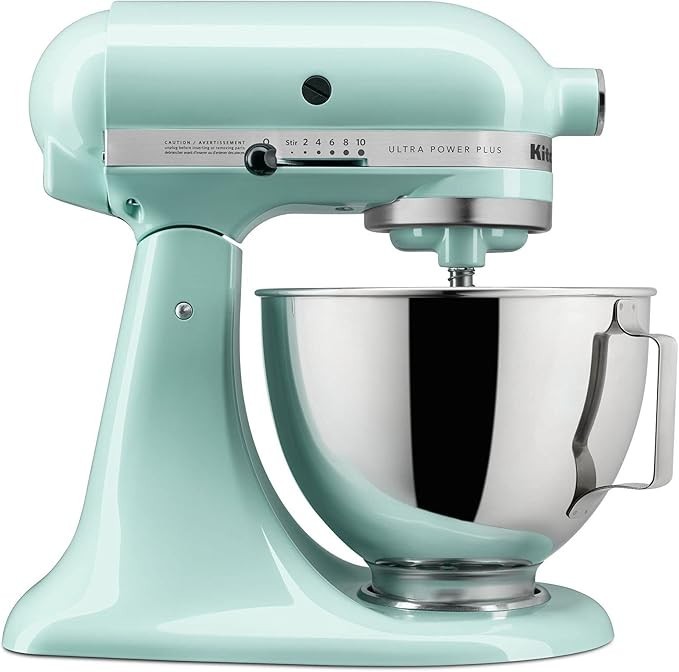 KitchenAid 10x Speed 4.5 Quart 4.3L Bowl Lift Tilt-Head Stand Mixer (Ice Blue) gallery