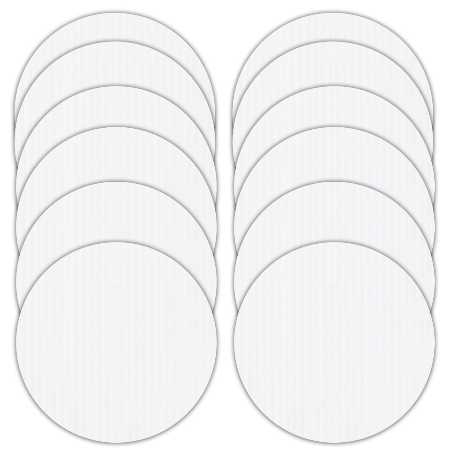 12 Inch Circle Rounds, Corrugated Plastic, Set of 12 gallery