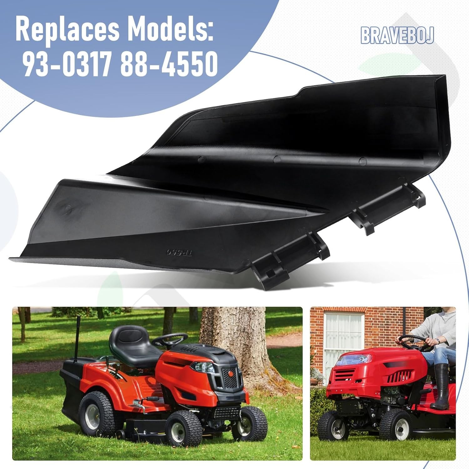 NEW FOR TORO PART # 93-0317 DEFLECTOR ASSEMBLY; REPLACES 88-4550 W gallery