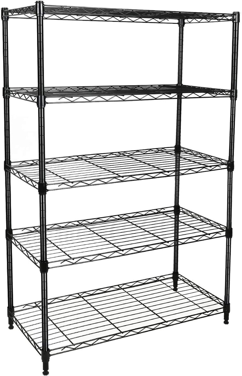 Heavy Duty 5-Shelf Storage Shelving Unit 1250lbs Loading Capacity 29.92" D x gallery