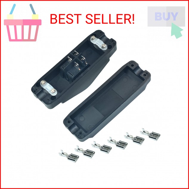 FILSHU 30A 125/250Vac Heavy Duty Inline Cord Switch Large Current in-Line On/Off gallery