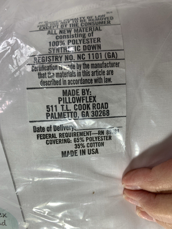 Pillowflex Synthetic Down Pillow Insert 12 x 16 Down Alternative Pillow Travel gallery