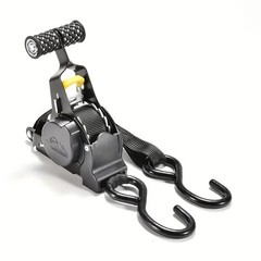 Retractable Ratchet Tie down Straps 1-4PK 1,500Lb Break Strength 500Lb Work Load