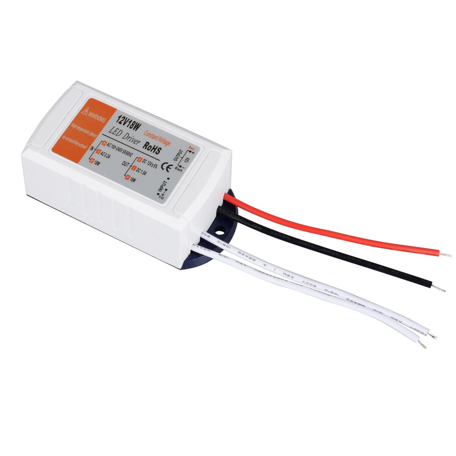 LED Driver AC 120V/240V to DC 12V Transformer Power Adapter Home Converter 18W gallery