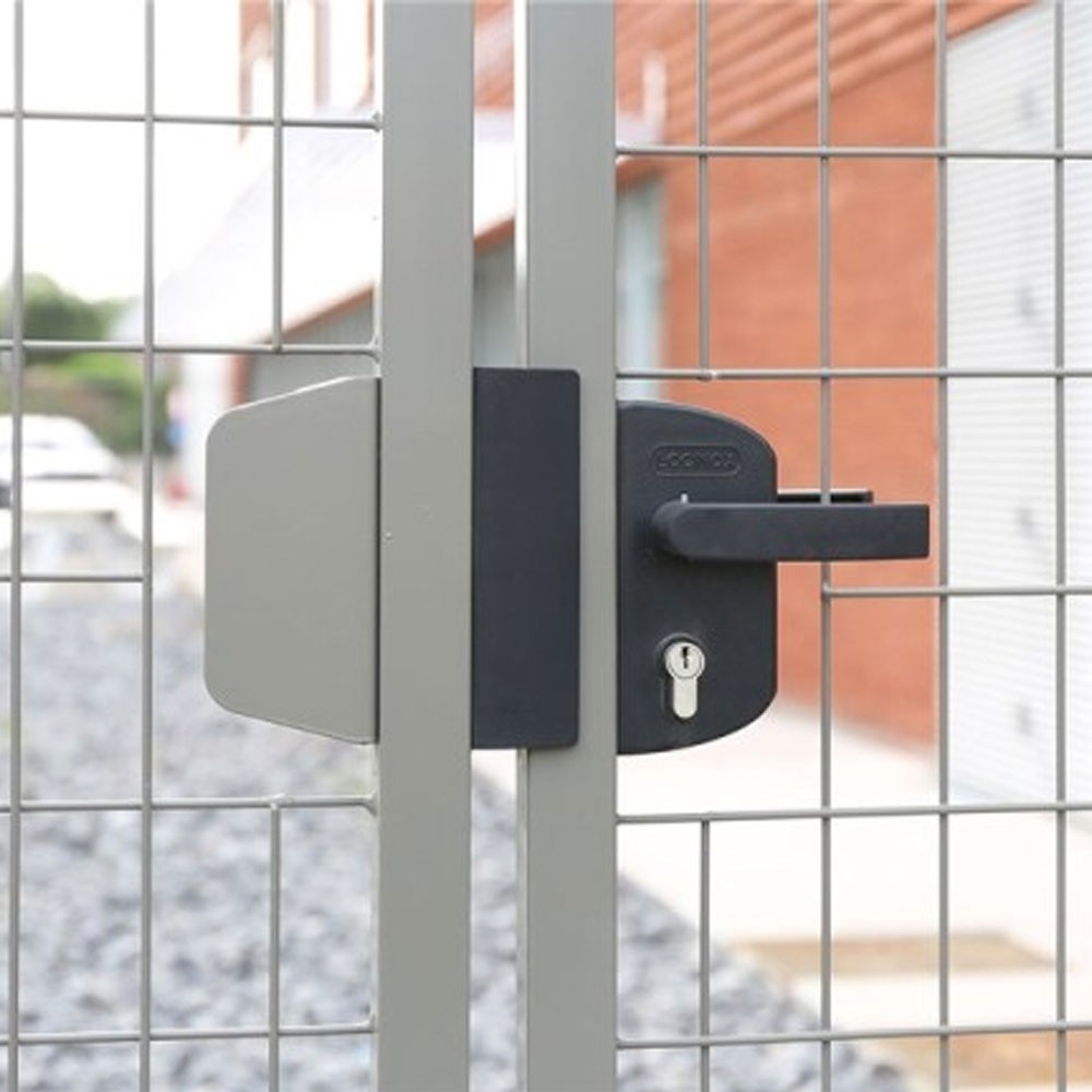 Locinox Surface Mounted Garden Gate Lock Black gallery