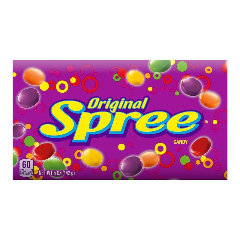 Spree Original Hard Candy, 5 Ounce Theater Candy Boxes (Pack Of 12) gallery