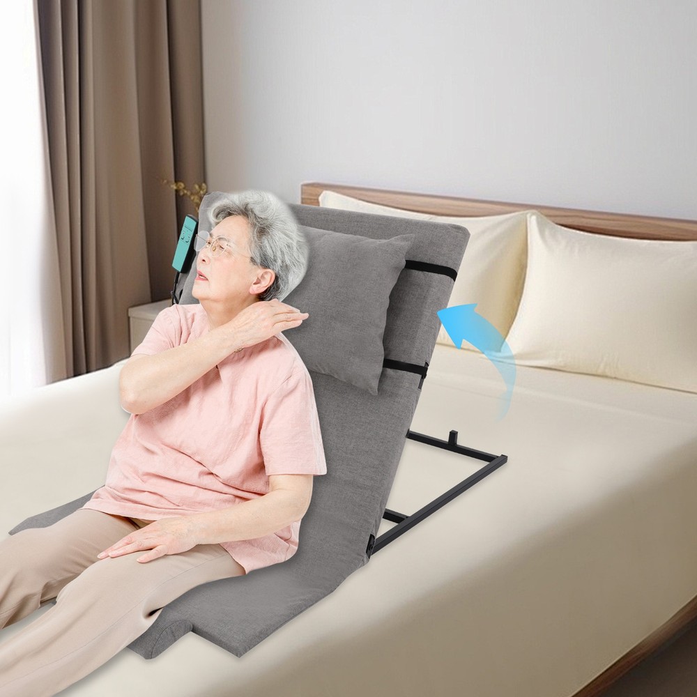 Electric Assisted Wake-up Device Lifting Mattress with Backrest Adjustable 2-80°