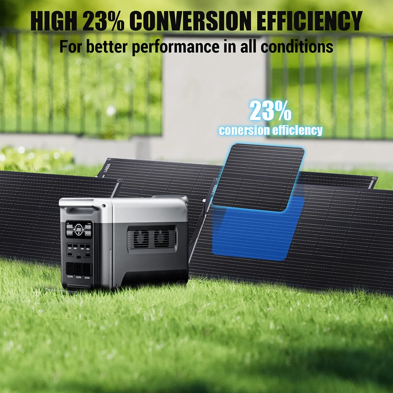 18V 400W Portable Flexible Solar Panel +Controller for Camping/RV/Home/Rooftop gallery