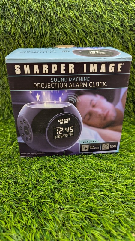 Sharper Image Sound Machine Star Projection Alarm Clock Tested Works gallery