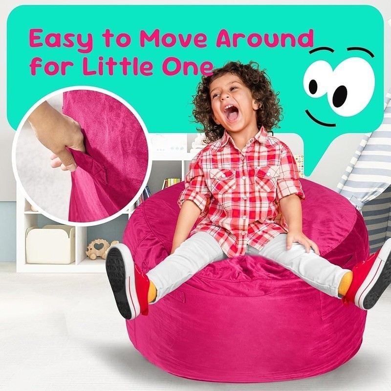 Comfortable Bean Bag Chair W/ Removable Cover Kids Gaming Reading Relaxing New gallery