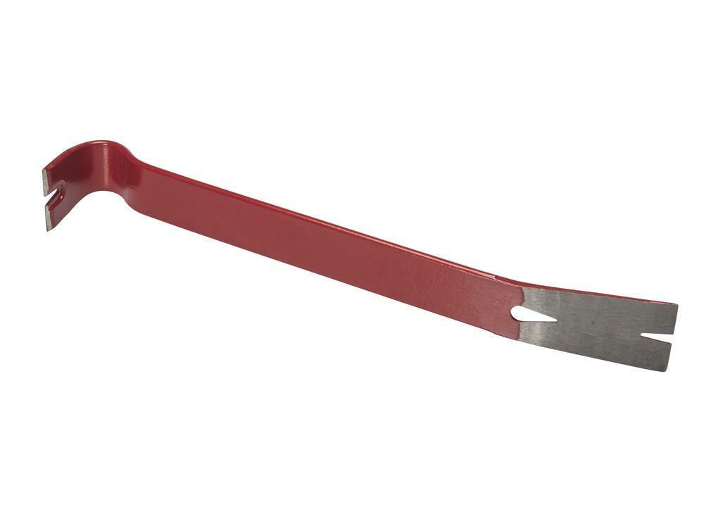 15" Flat Pry Bar Drop Forged Steel Prybar Polished Beveled Ends Pull Nails Pry gallery