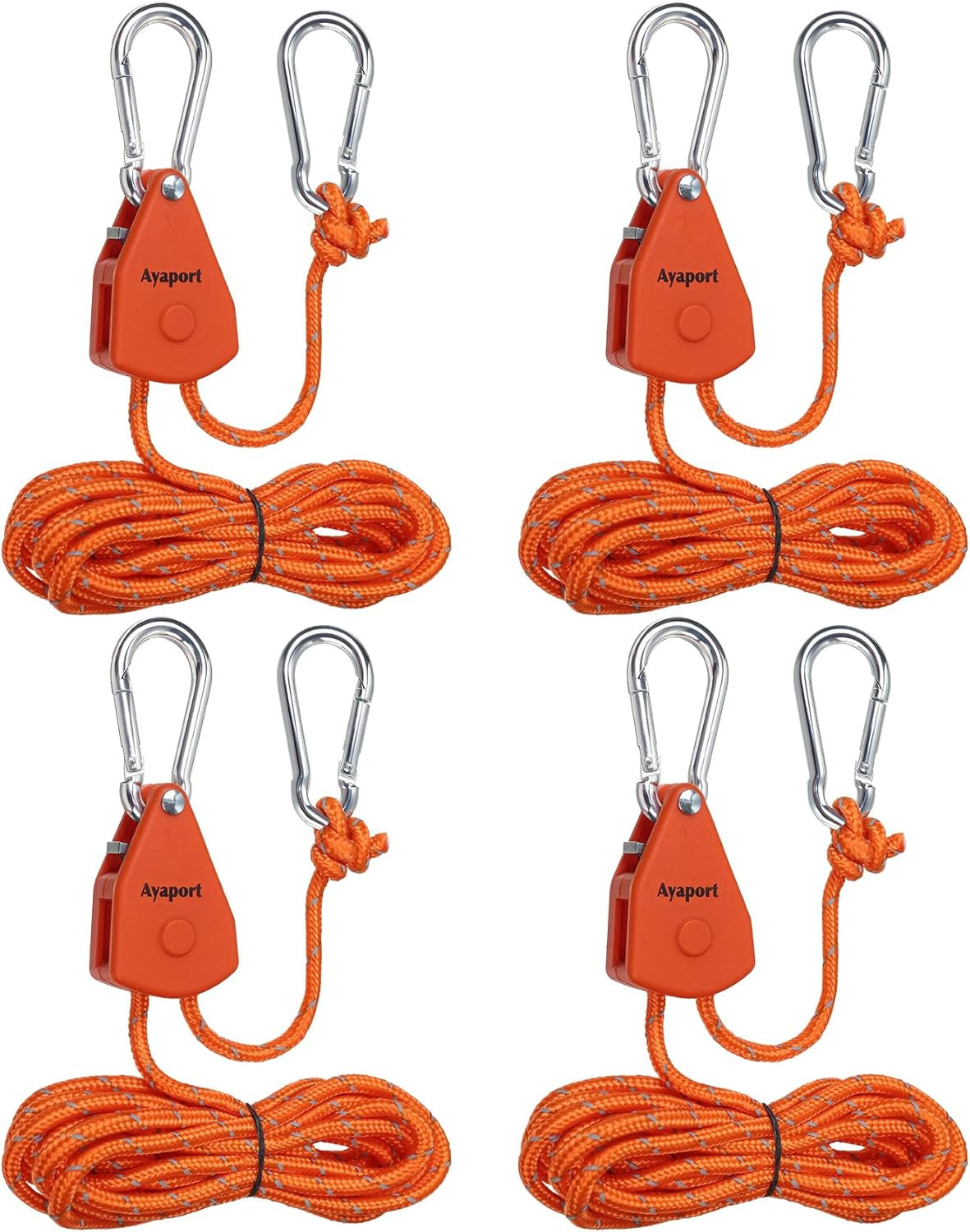Adjustable Rope Hanger Grow Light Hanger, 8Ft 1/8" Heavy Duty Plant Pulley Rope gallery