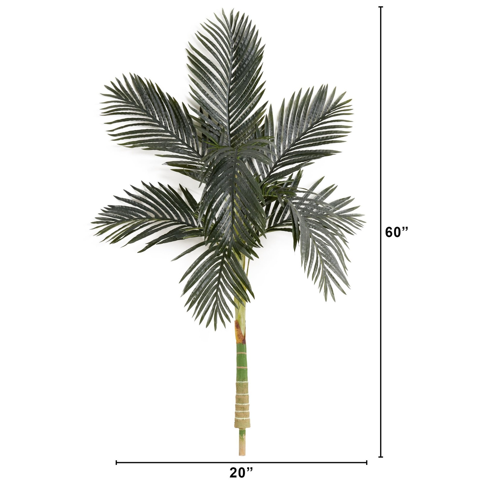 Nearly Natural 5Ft. Artificial Golden Cane Palm Tree No Pot T4317 gallery