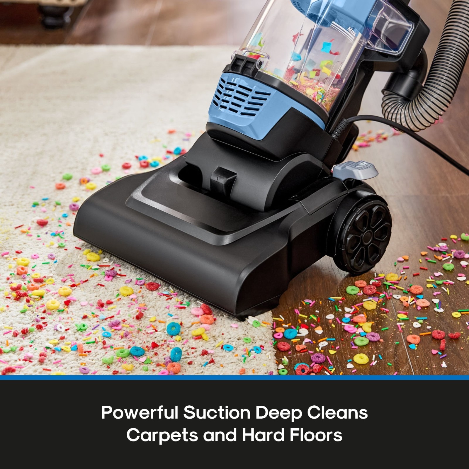 Mainstays Lightweight Bagless Upright Vacuum Cleaner with Brush and Crevice Tool gallery