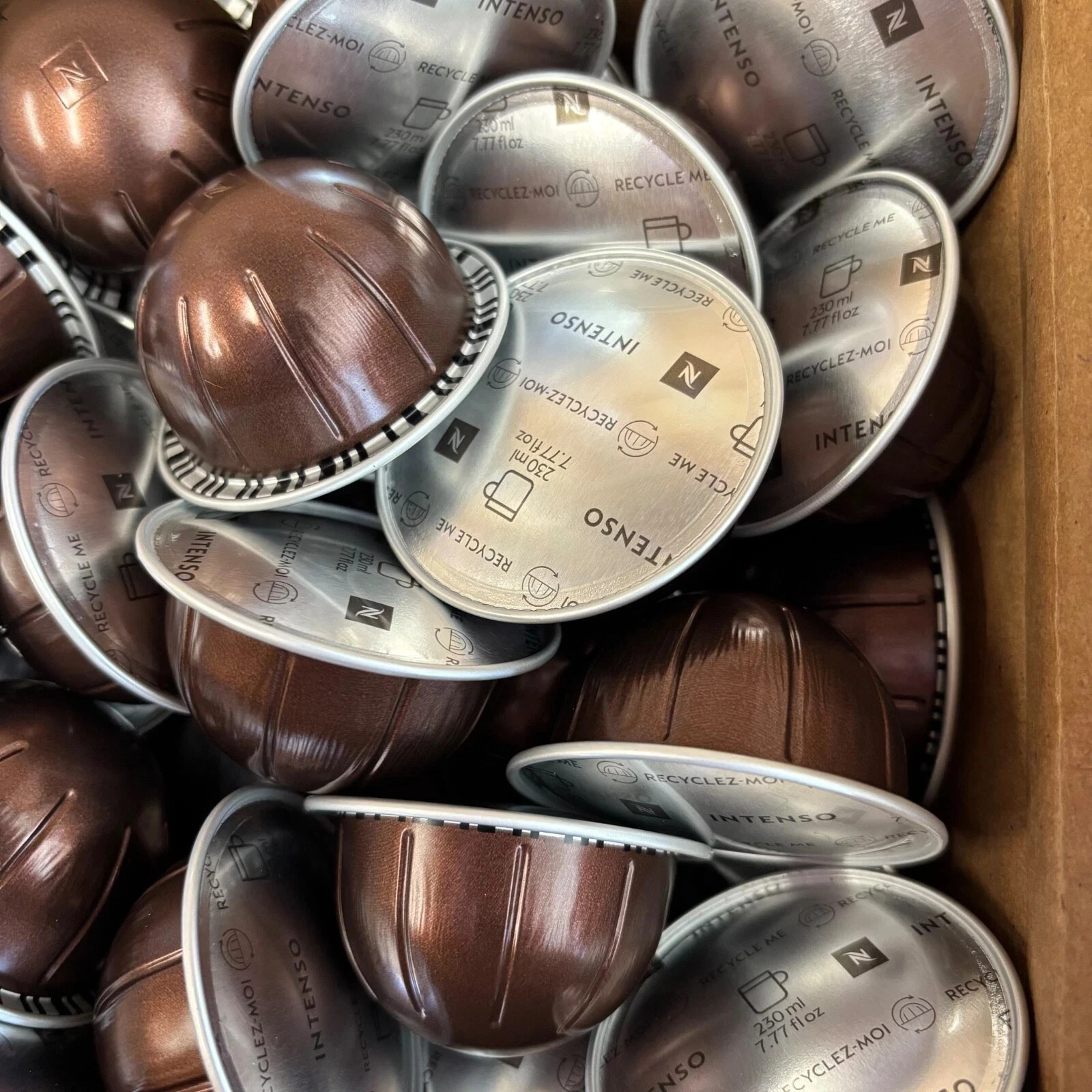 Nespresso Vertuo, Intenso, Dark Roast Coffee, 50-Count Coffee Pods BULK gallery