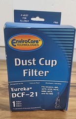 Enviro-Care Technologies Eureka Vacuum Cleaner DCF-21 Dust Cup Filter