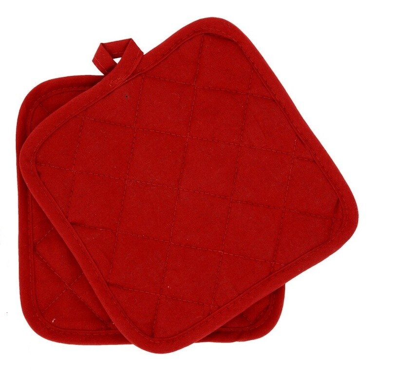 (2) Pot Holders Holder Grey, Black, Red, or Taupe~NEW (USA SELLER) gallery