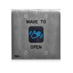 BEA 10MS11D Microwave Touchless Stainless Steel Double Gang Actuator Hand Wave
