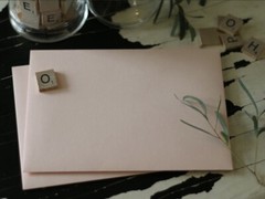Blush (pink/peach) A7 Invitation Envelopes – 80lb 7 1/4” x 5 1/4” – Qty: 25