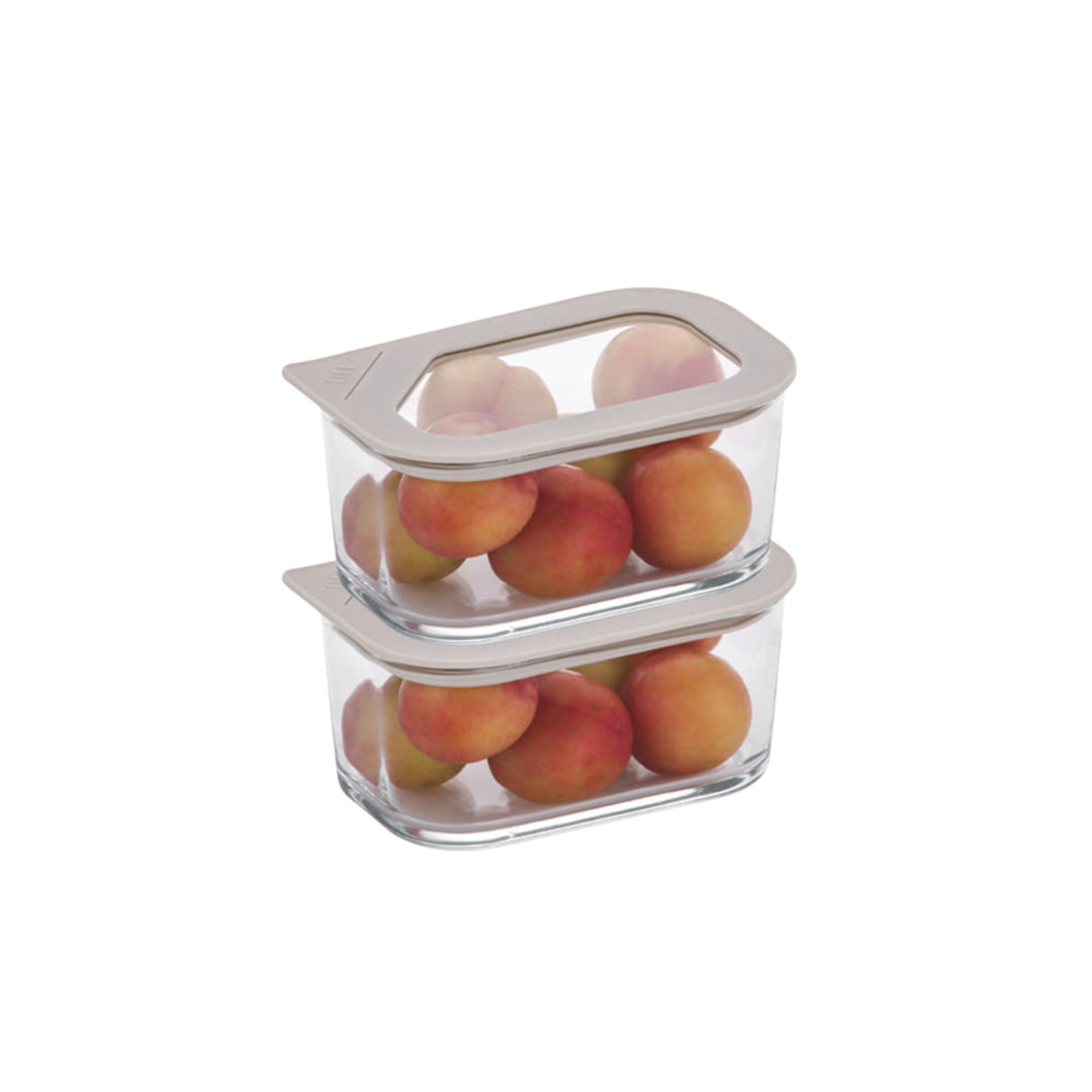 Neoflam 2 Set FIKA One Borosilicate Glass Food Container with Lid, Oven Safe gallery