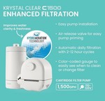 INTEX Cartridge Filter Pump for AGP: 1500 GPH Type A Filter Cartridge (Open Box) gallery