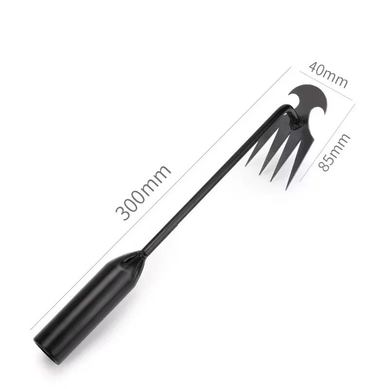 4-Teeth Weed Pulling Tool Portable Weed Puller Weeder Digger Rake Gardening Hoes gallery